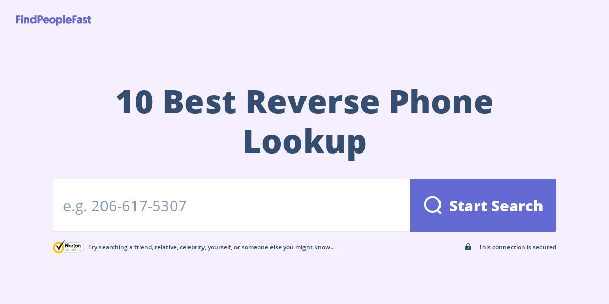 10 Best Reverse Phone Lookup 