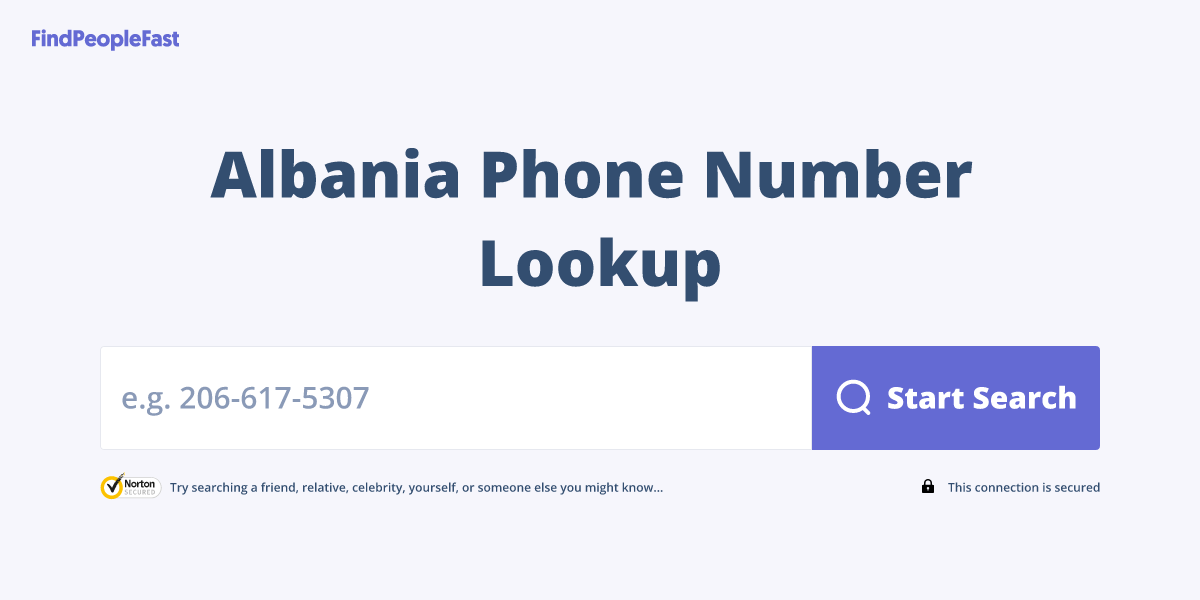 Albania Phone Number Lookup & Search