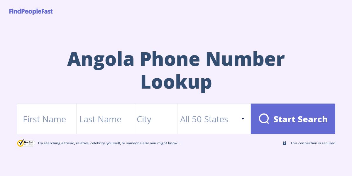 Angola Phone Number Lookup & Search