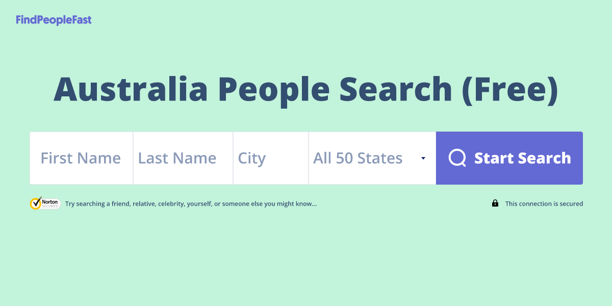 Australia People Search (Free)