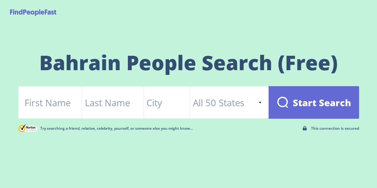 Bahrain People Search (Free)