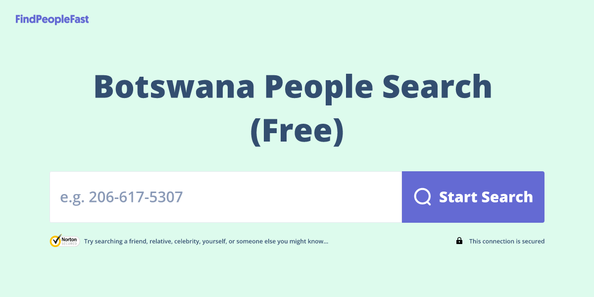 Botswana People Search (Free)