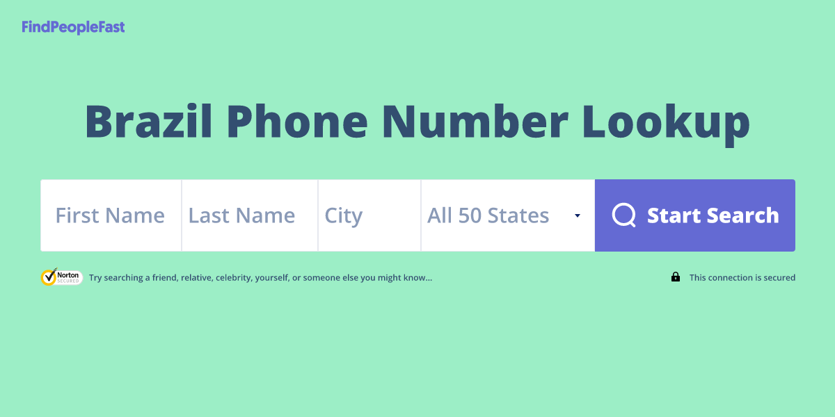 Brazil Phone Number Lookup & Search
