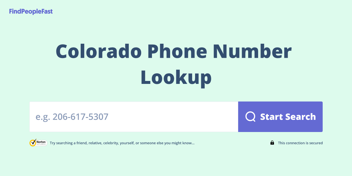 Colorado Phone Number Lookup & Search