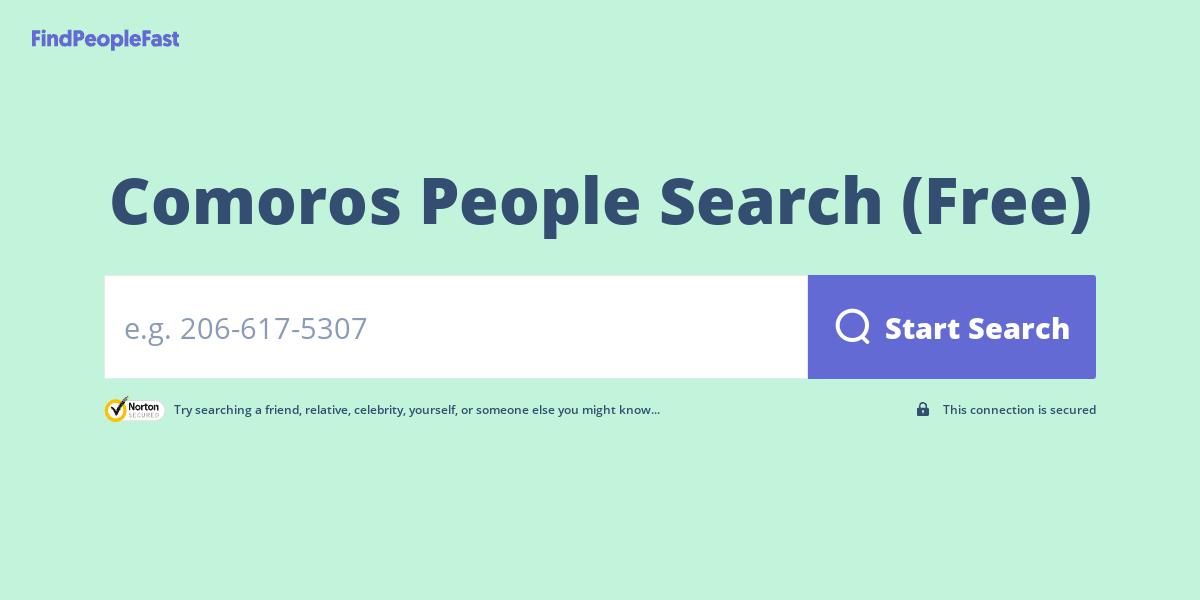 Comoros People Search (Free)