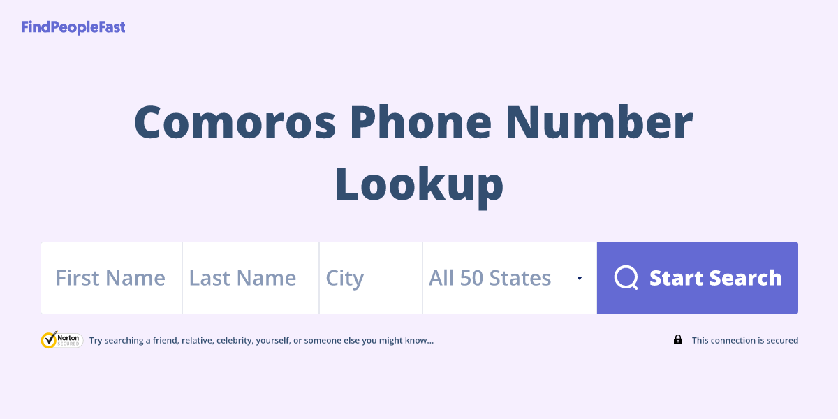 Comoros Phone Number Lookup & Search