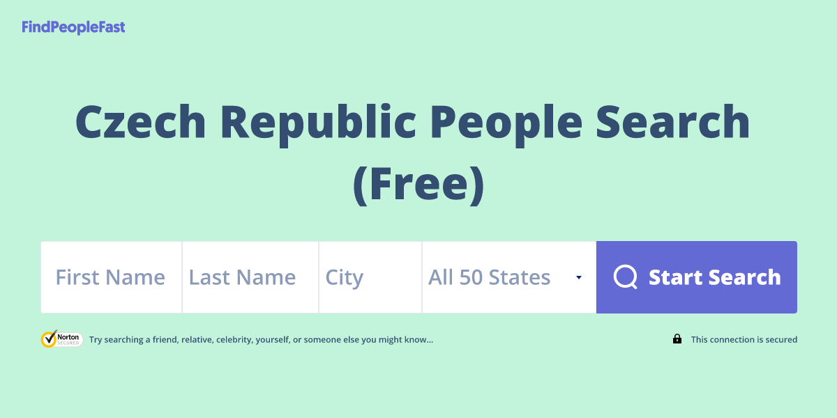 Czech Republic People Search (Free)