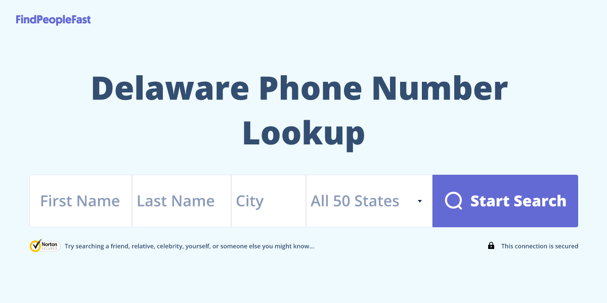 Delaware Phone Number Lookup & Search