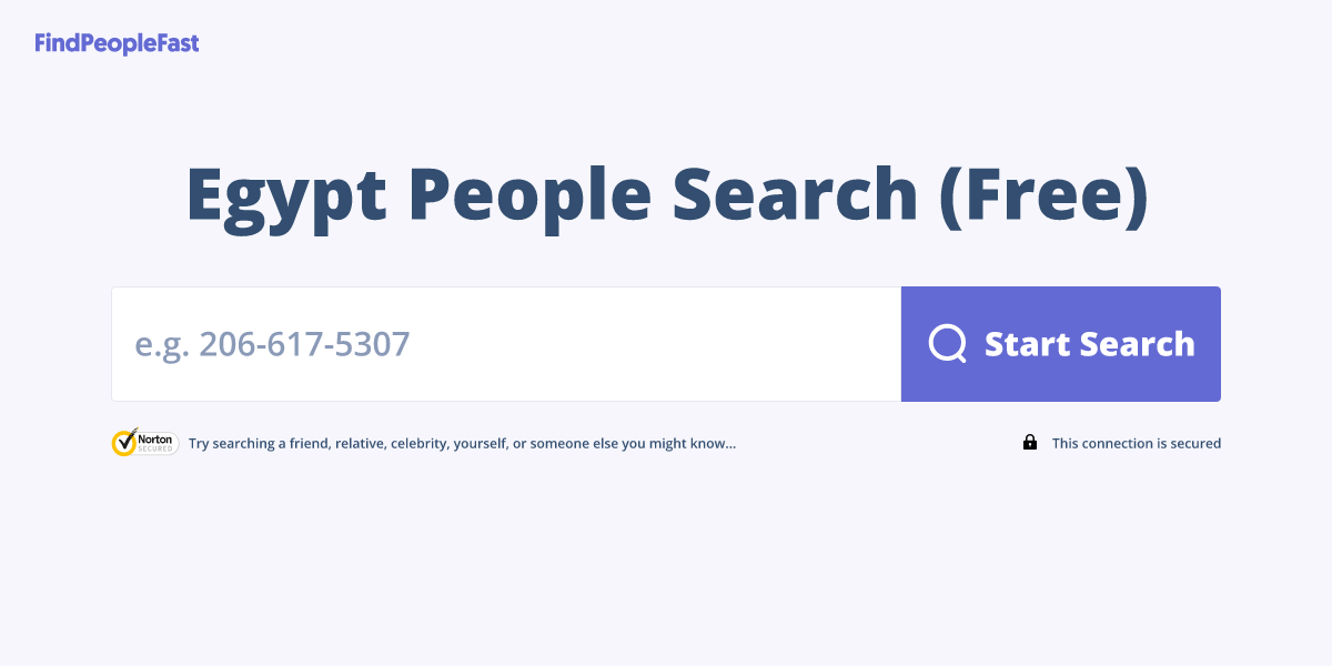 Egypt People Search (Free)