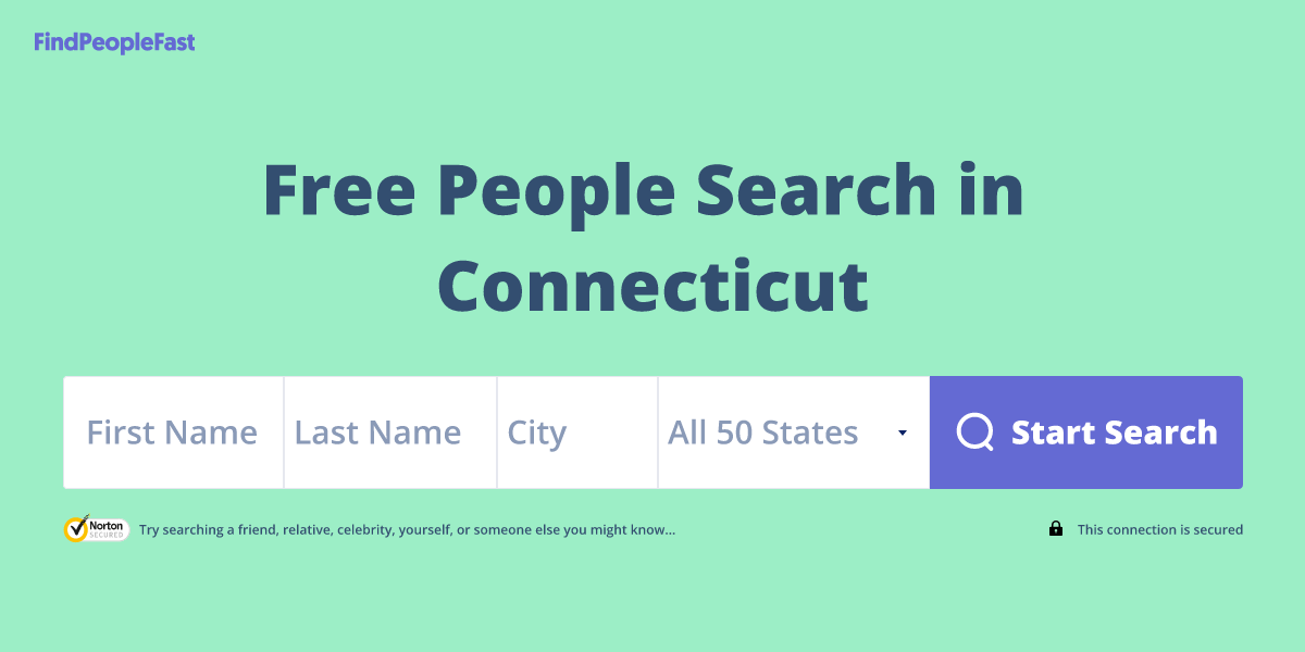 Free People Search in Connecticut