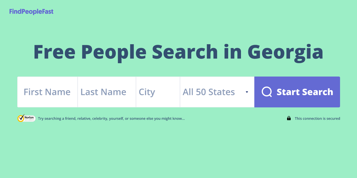 Free People Search in Georgia