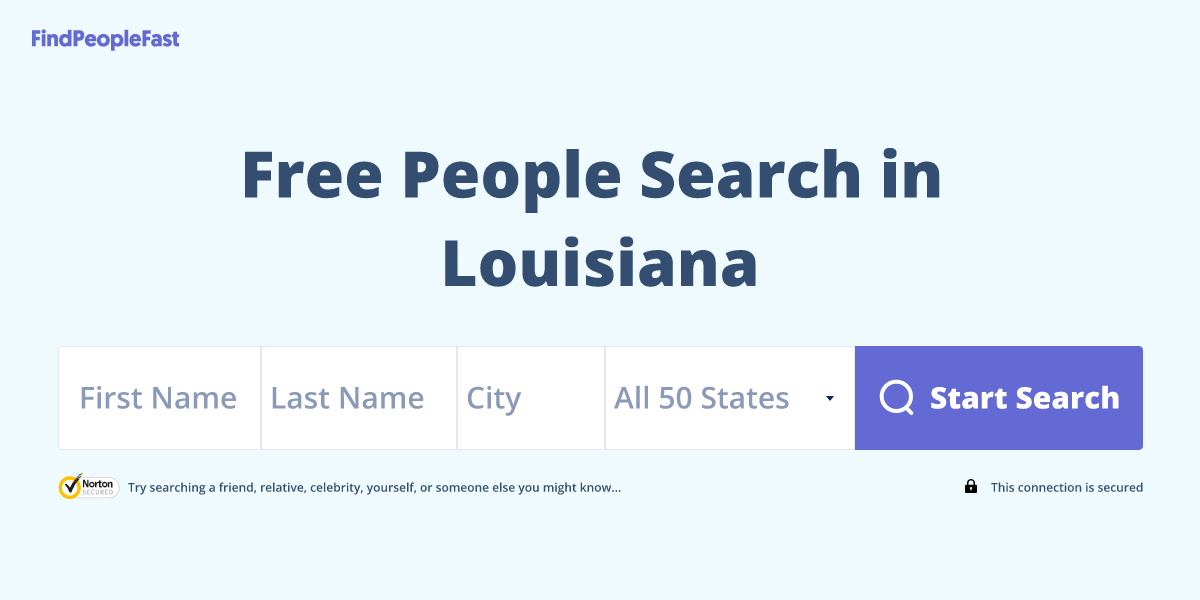 Free People Search in Louisiana