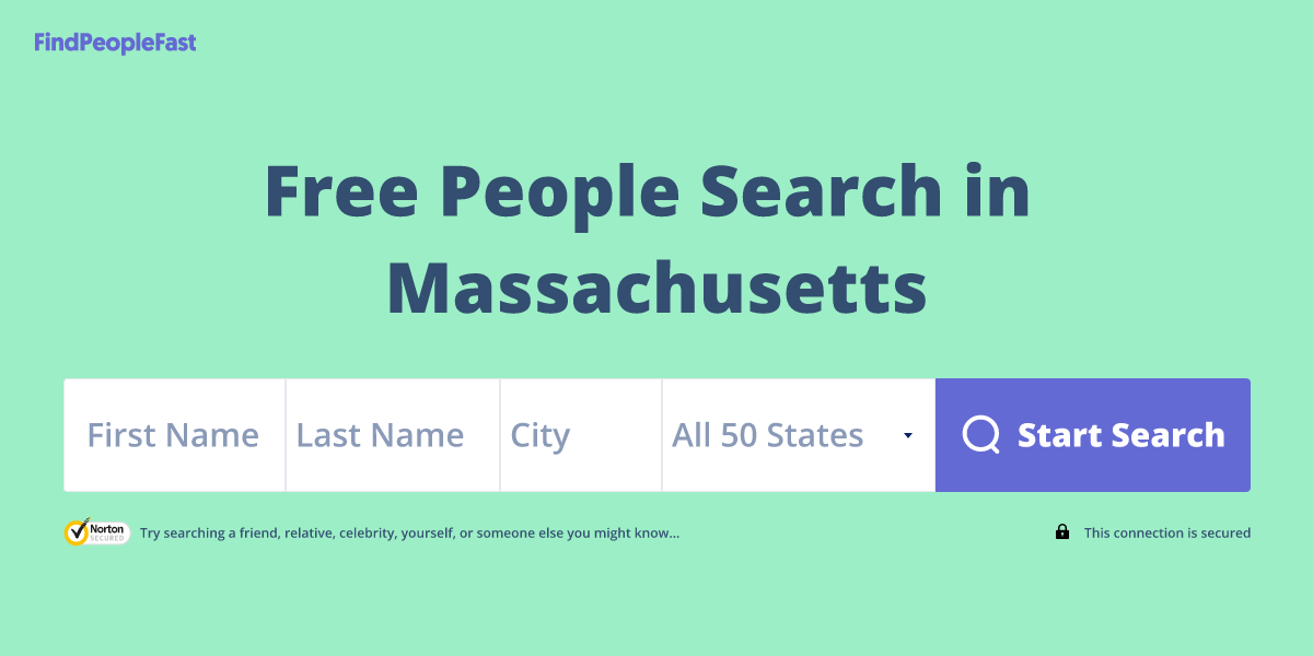 Free People Search in Massachusetts