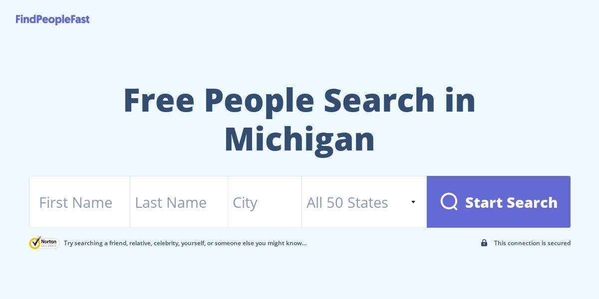 Free People Search in Michigan
