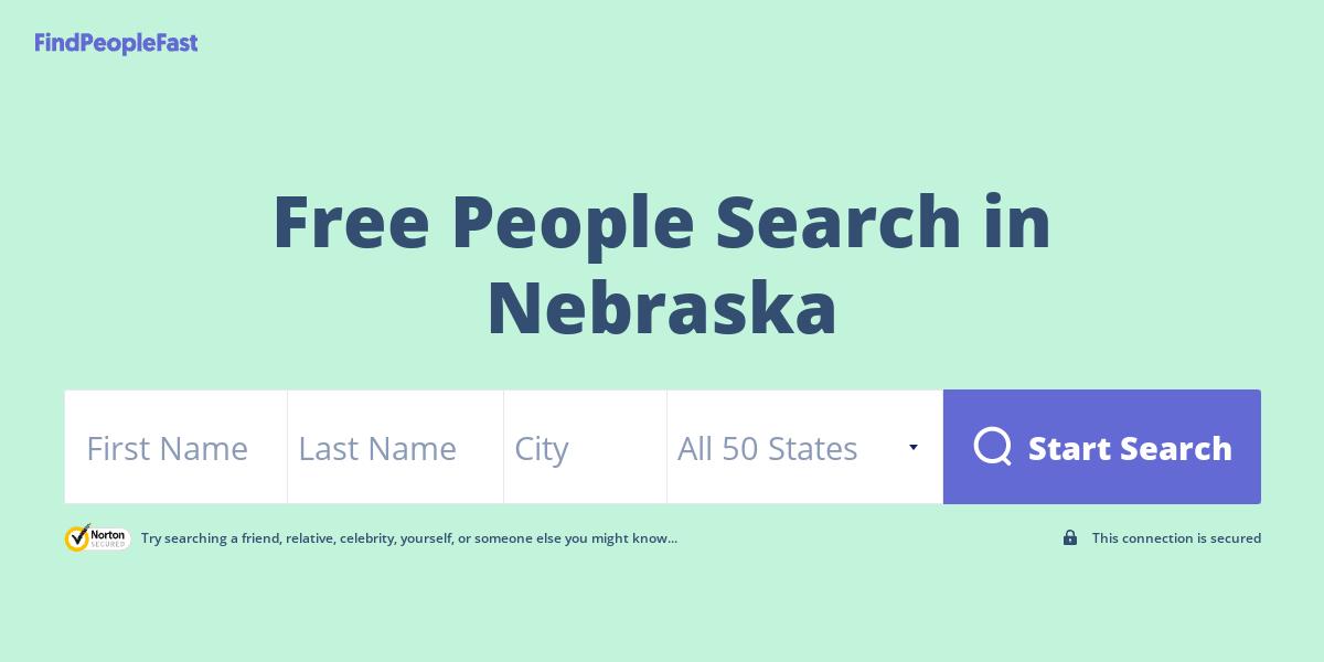 Free People Search in Nebraska