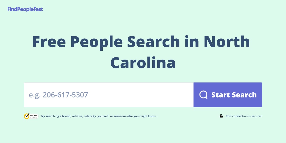 Free People Search in North Carolina