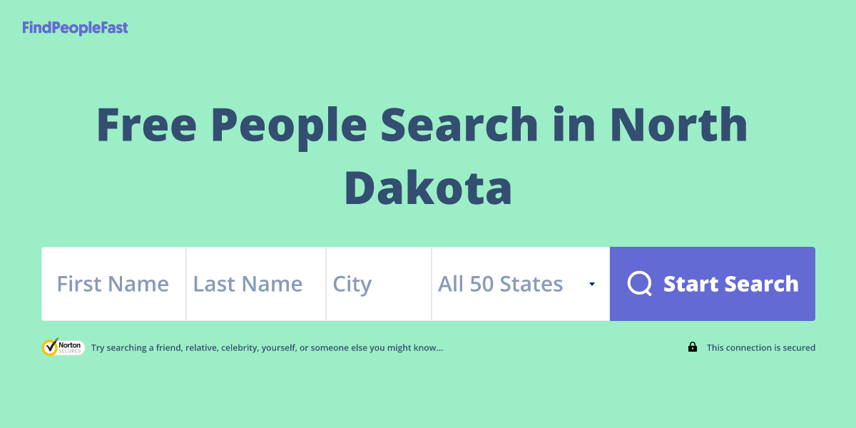 Free People Search in North Dakota