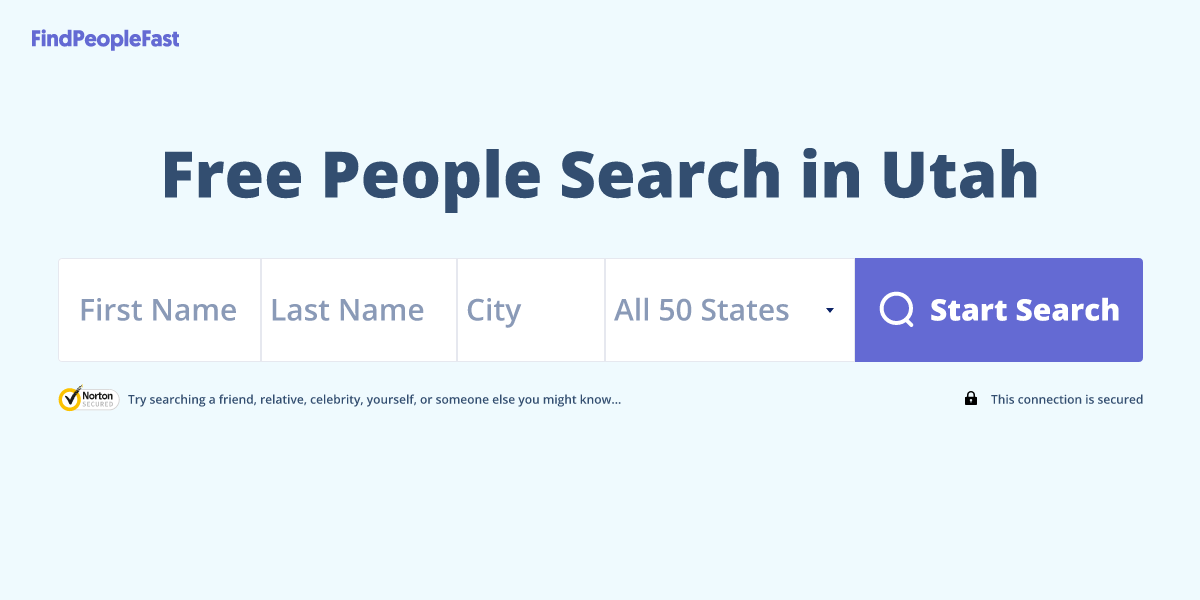 Free People Search in Utah