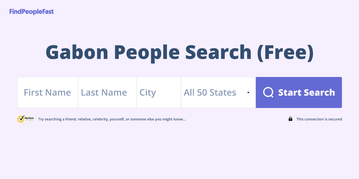 Gabon People Search (Free)