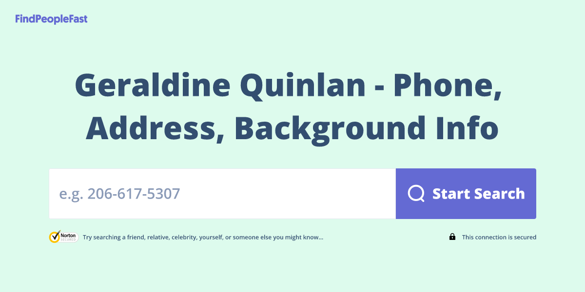 Geraldine Quinlan Phone Number, Address, Age, Contact Info & More