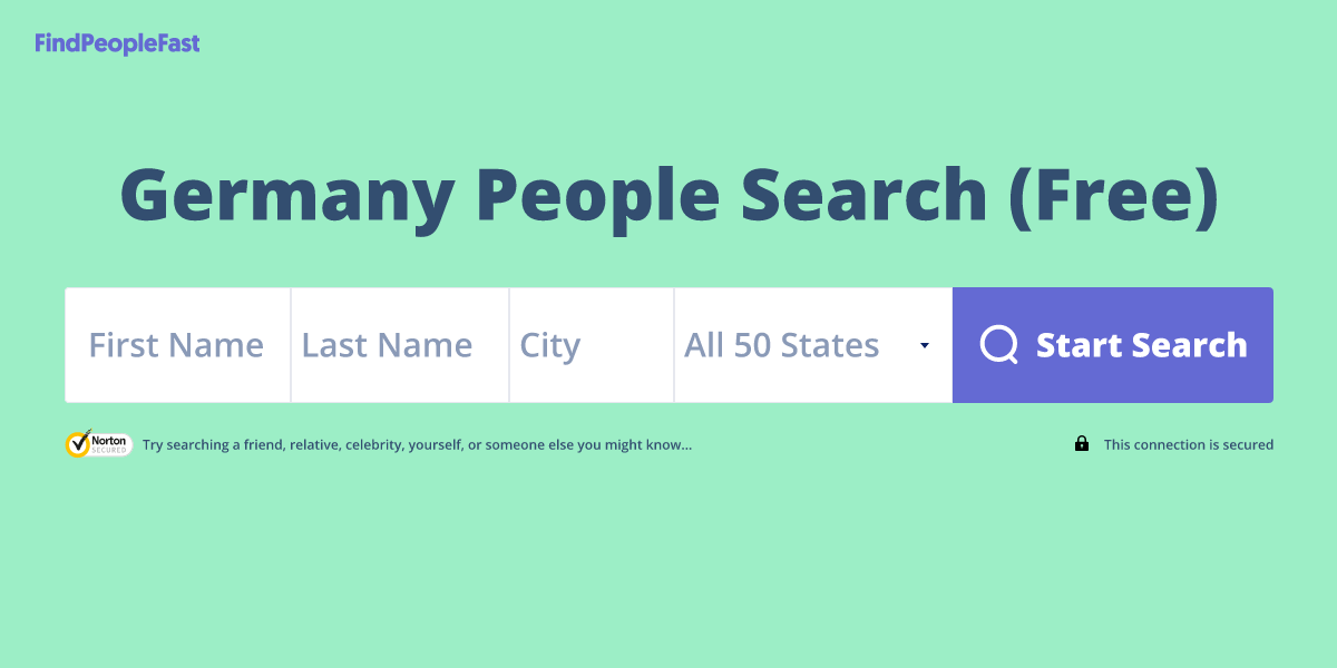 Germany People Search (Free)