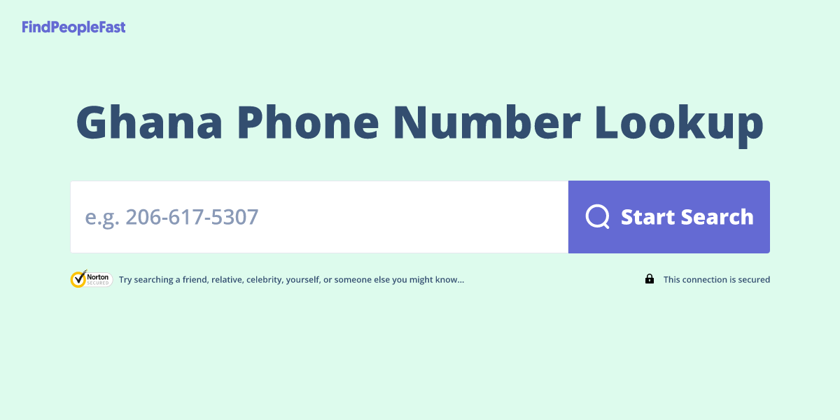 Ghana Phone Number Lookup & Search
