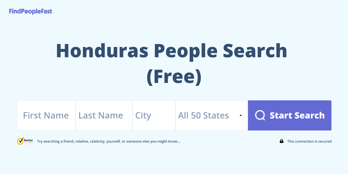Honduras People Search (Free)