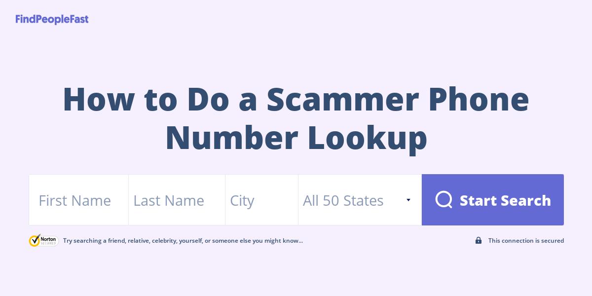 How to Do a Scammer Phone Number Lookup