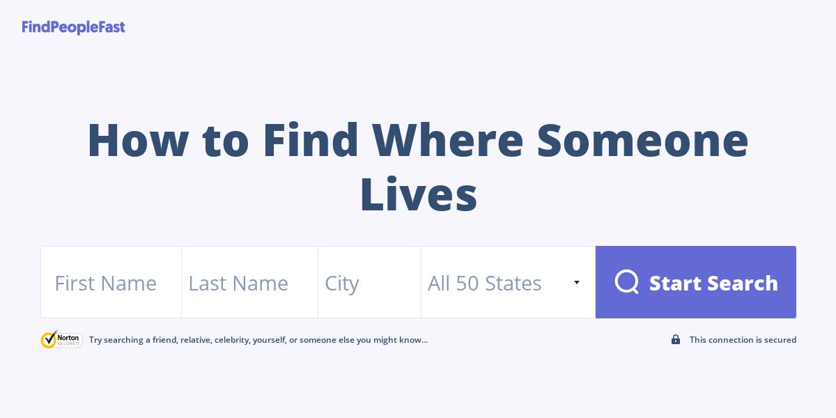 How to Find Where Someone Lives