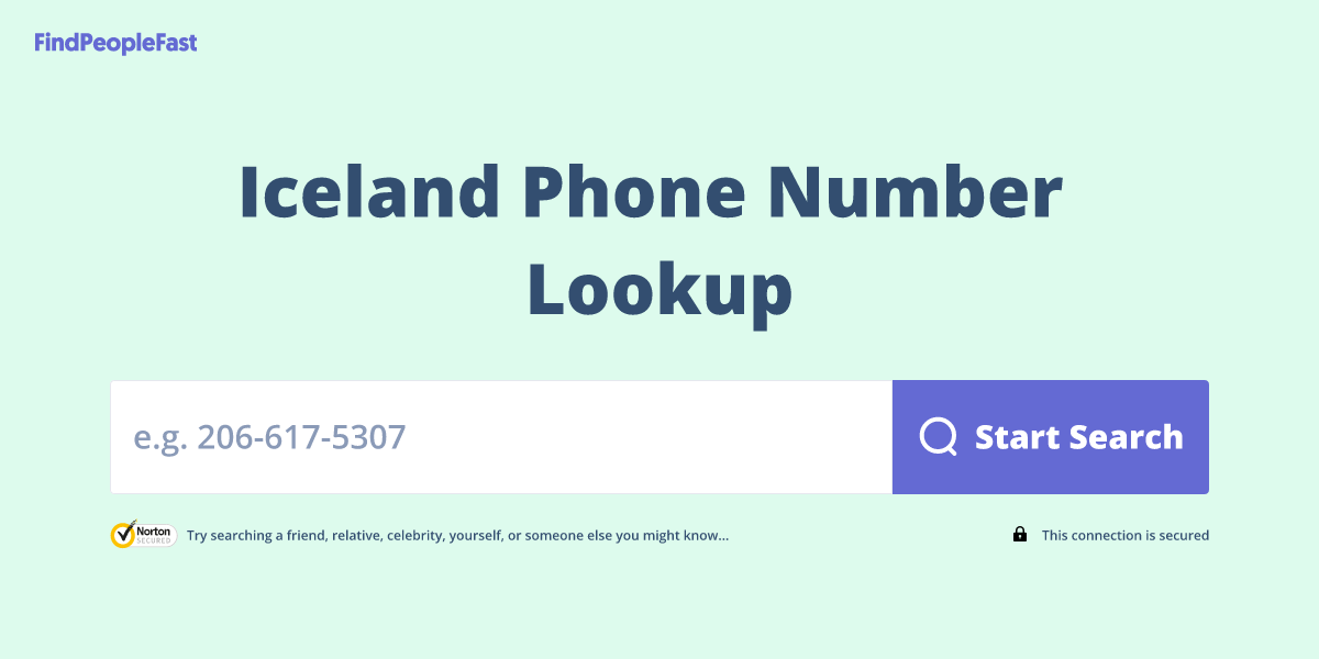Iceland Phone Number Lookup & Search