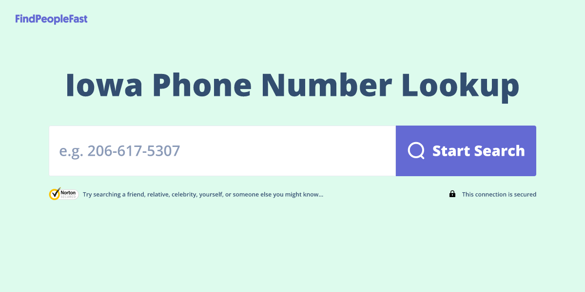 Iowa Phone Number Lookup & Search