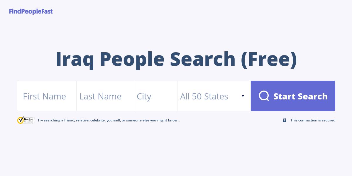 Iraq People Search (Free)