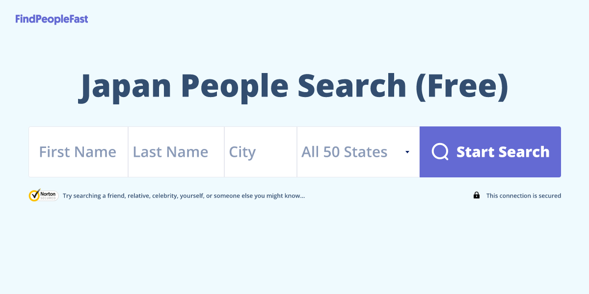 Japan People Search (Free)