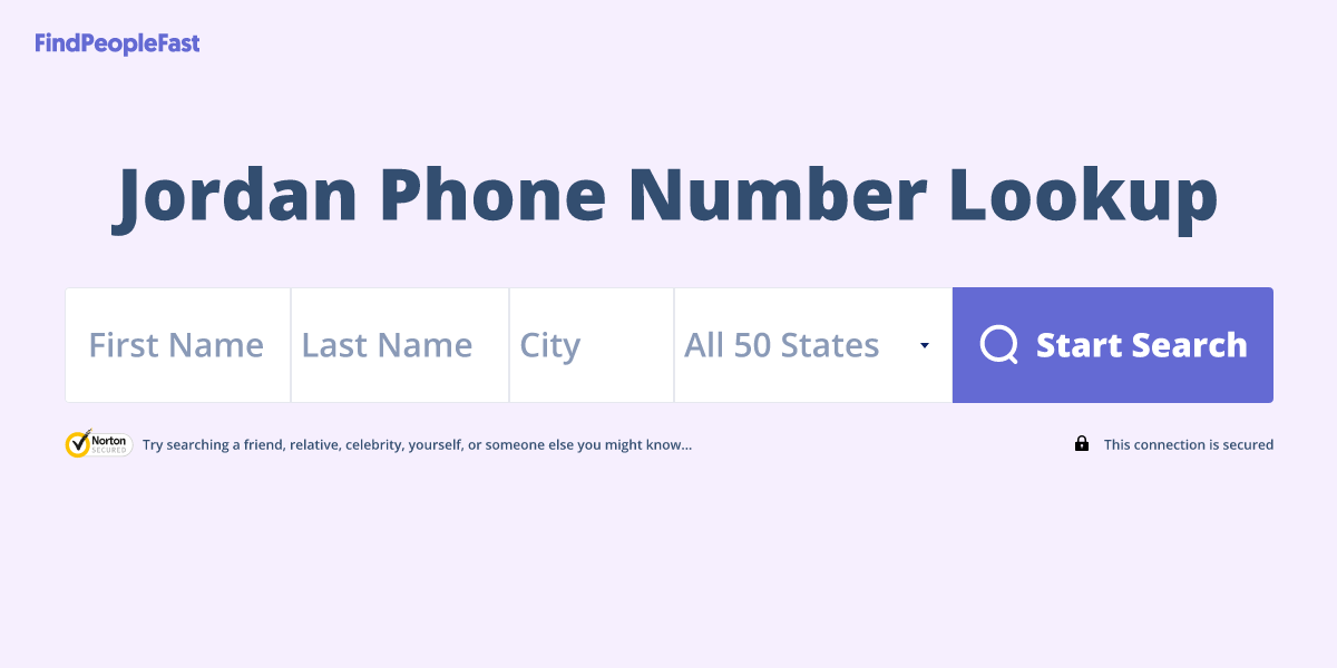 Jordan Phone Number Lookup & Search