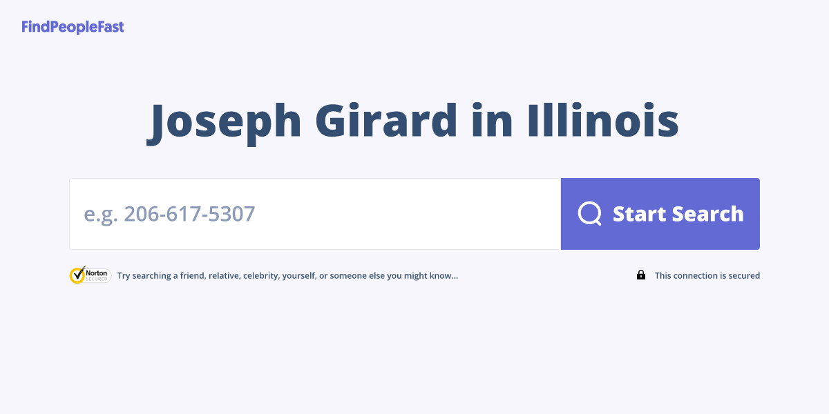 Joseph Girard Phone Number, Address, Age, Contact Info & More