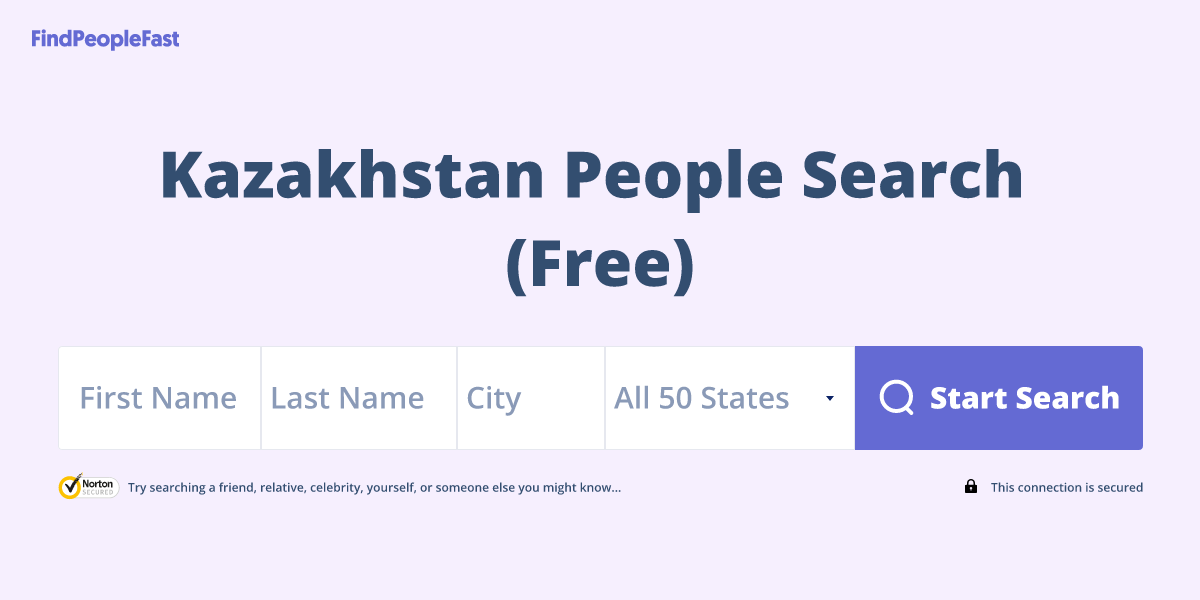 Kazakhstan People Search (Free)