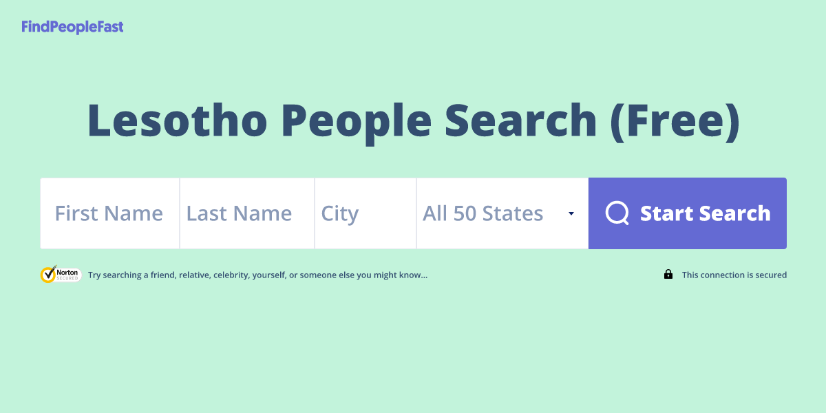 Lesotho People Search (Free)