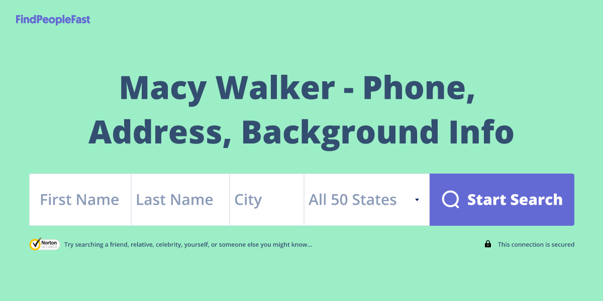 Macy Walker Phone Number, Address, Age, Contact Info & More