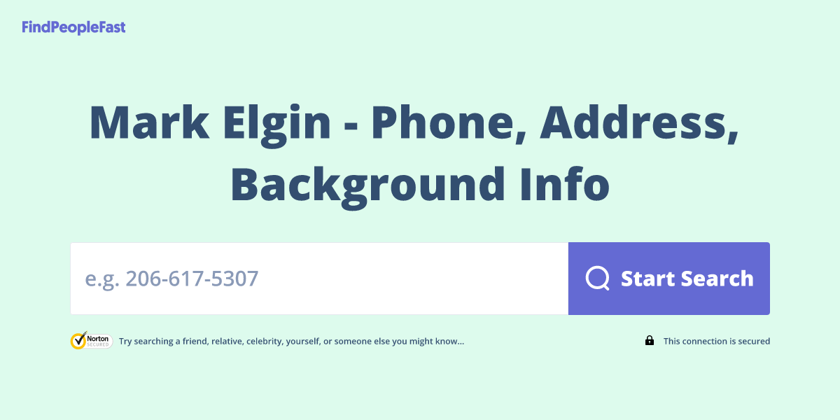 Mark Elgin Phone Number, Address, Age, Contact Info & More