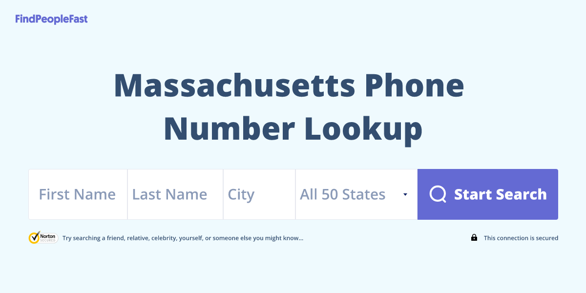 Massachusetts Phone Number Lookup & Search