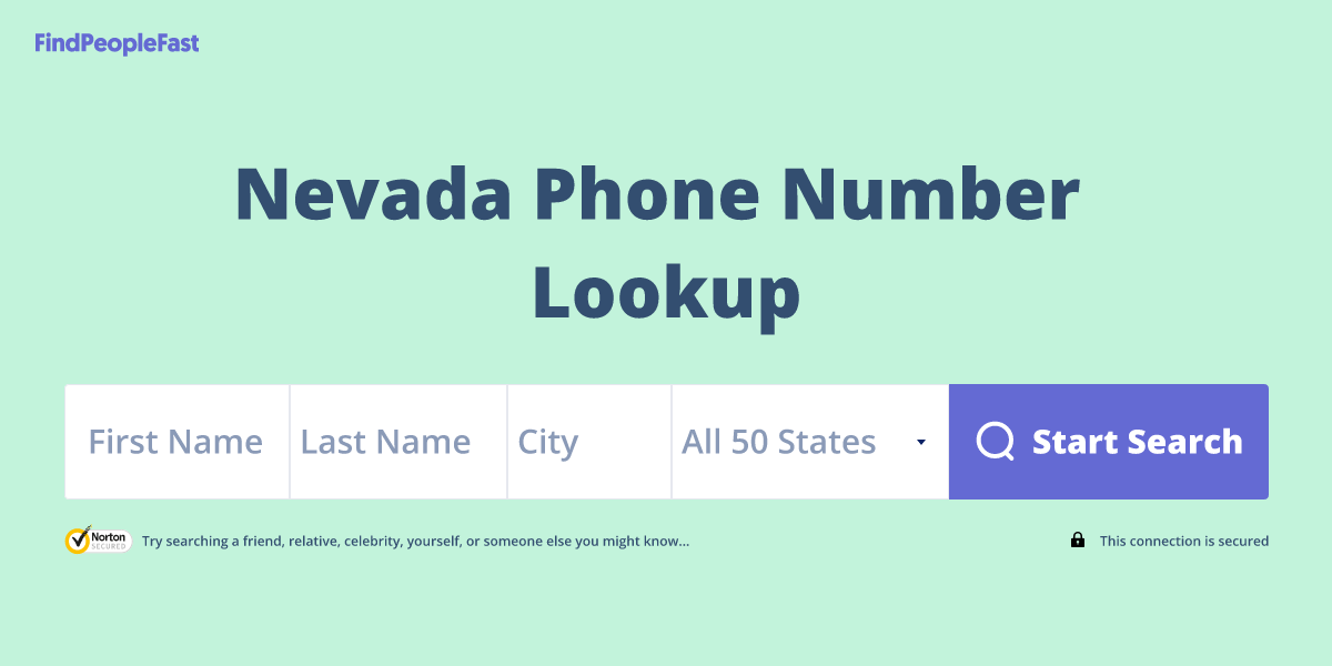 Nevada Phone Number Lookup & Search