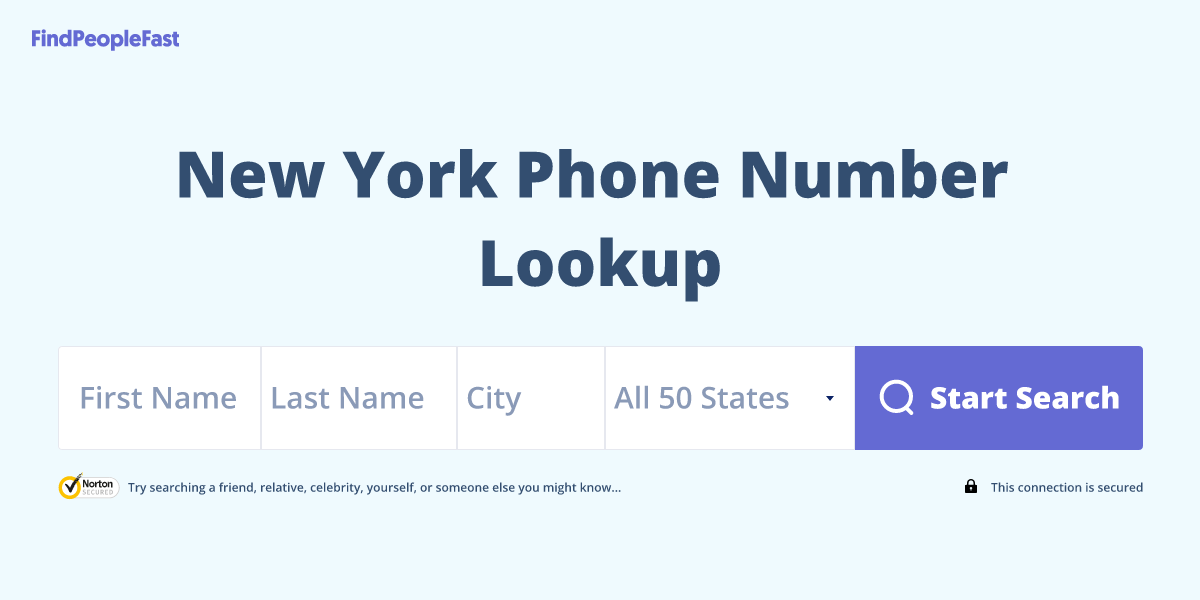 New York Phone Number Lookup & Search