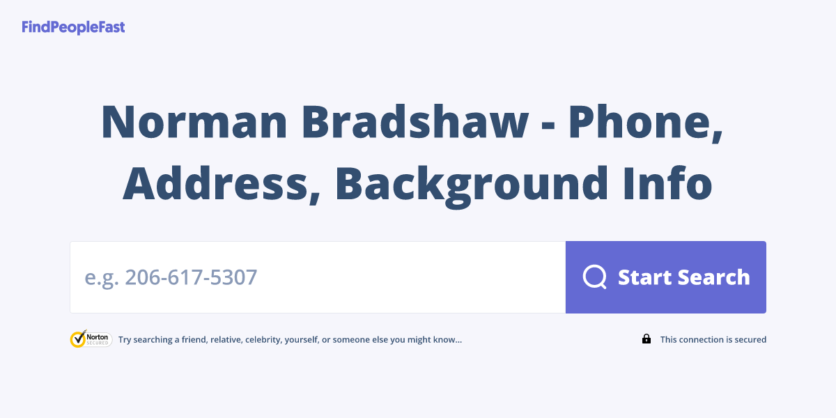 Norman Bradshaw Phone Number, Address, Age, Contact Info & More