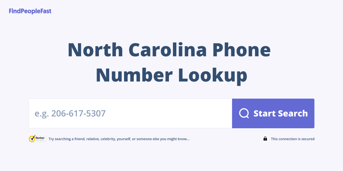 North Carolina Phone Number Lookup & Search