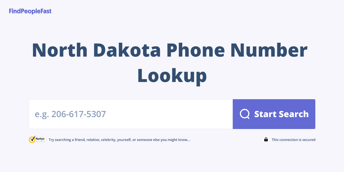 North Dakota Phone Number Lookup & Search