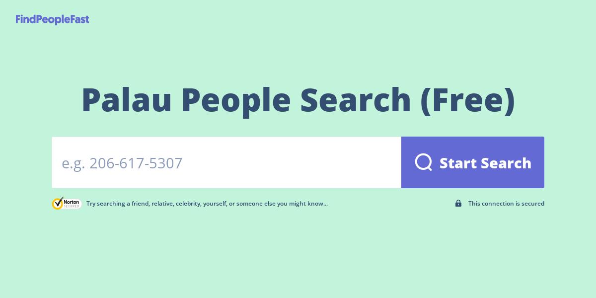 Palau People Search (Free)