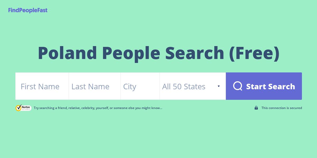 Poland People Search (Free)
