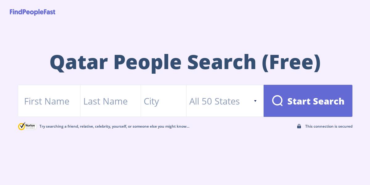 Qatar People Search (Free)
