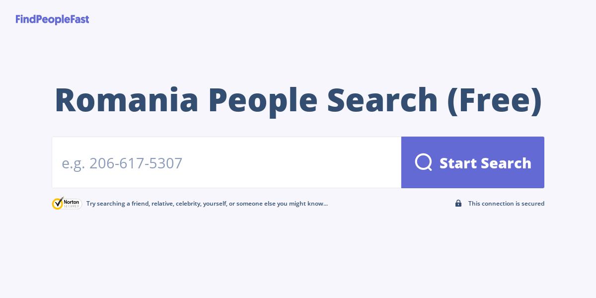 Romania People Search (Free)