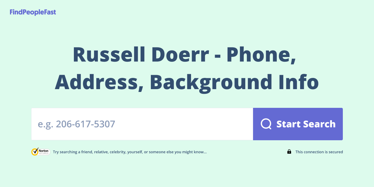 Russell Doerr Phone Number, Address, Age, Contact Info & More ...
